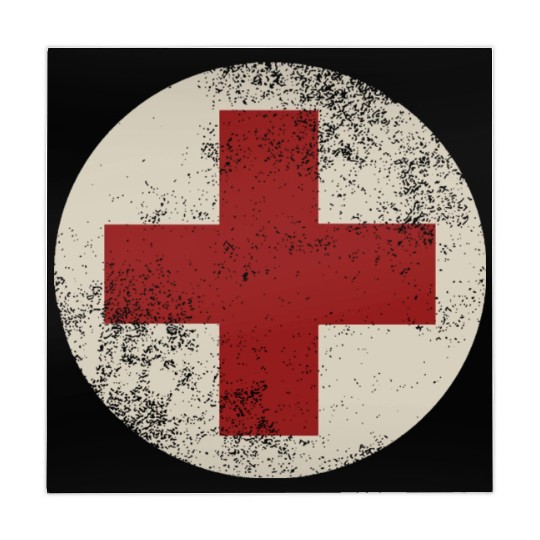WW2 Combat Medic Symbol Mahjong Mats