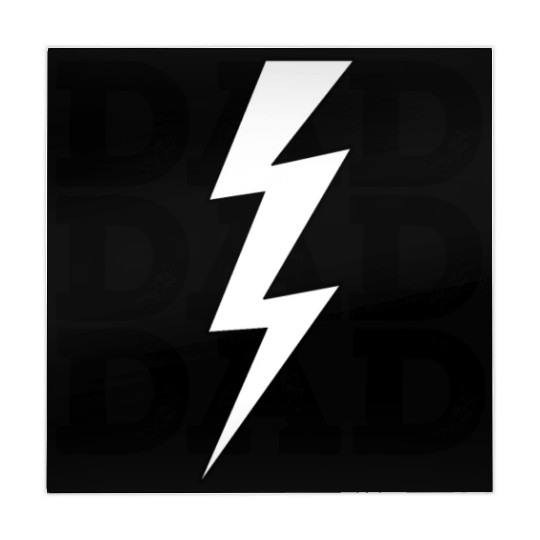 Baseball Dad Distressed Retro Lightning Bolt Mahjong Mats