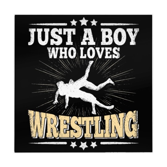 Just A Boy Who Loves Wrestling Wrestle Lover Mahjong Mats