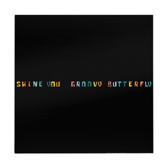 Shine You Groovy Butterfly Graphic Pride Mahjong Mats