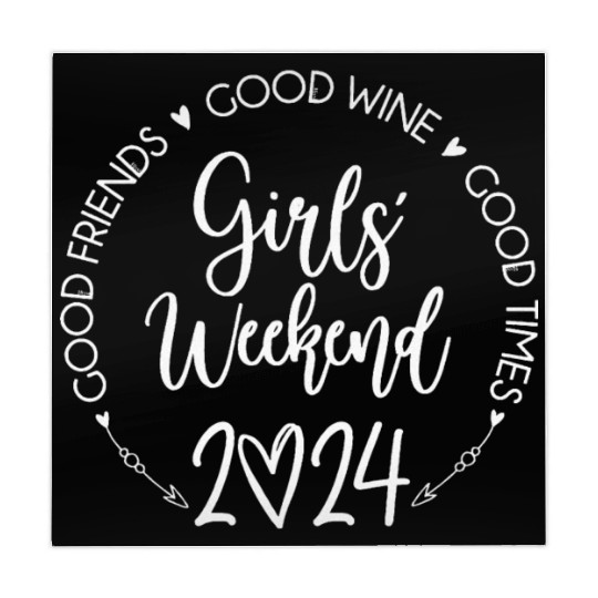 Girls Weekend 2024 Best Friends Trip Good Time Mahjong Mats