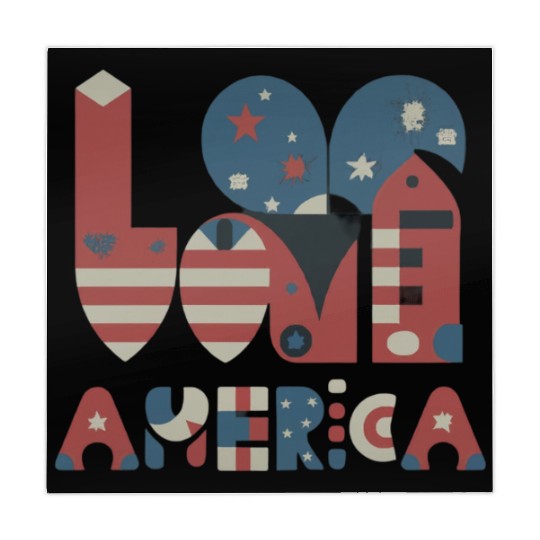 I Love America Mahjong Mats