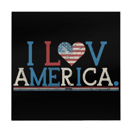 I Love America Mahjong Mats