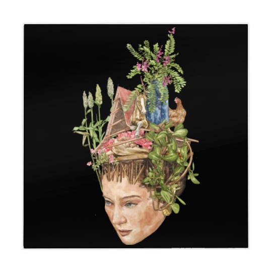 Girl and Nature Classic Mahjong Mats