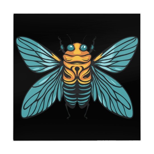 Funny Cicada Retro Vintage Cicada 2024 Invasion Mahjong Mats