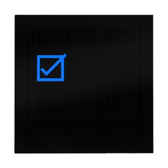 Retirement gift idea Retired Purchasing-Agent Mahjong Mats