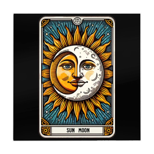 Tarot Card Sun Moon Mahjong Mats