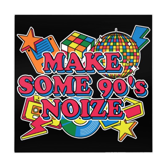 90s Cool 1990 Chill Retro Vintage Music Mahjong Mats