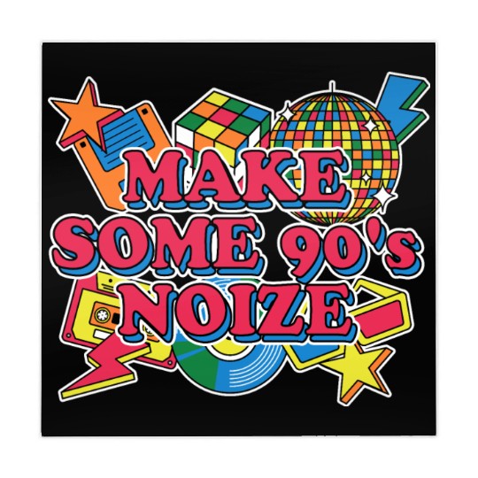 90s Cool 1990 Chill Retro Vintage Music Mahjong Mats