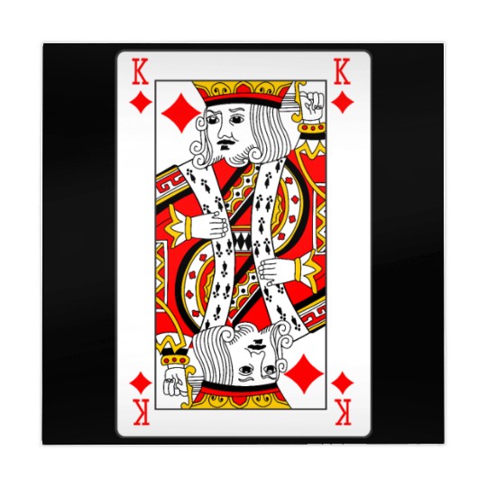 King of Diamonds Playing Card Mahjong Mats