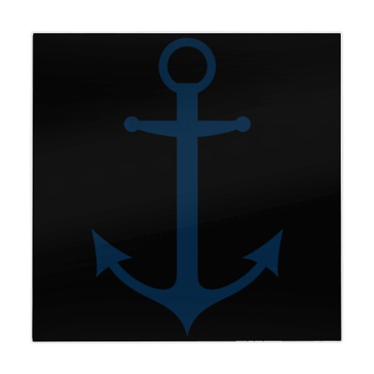 Navy Blue Sailing Boat Anchor Mahjong Mats