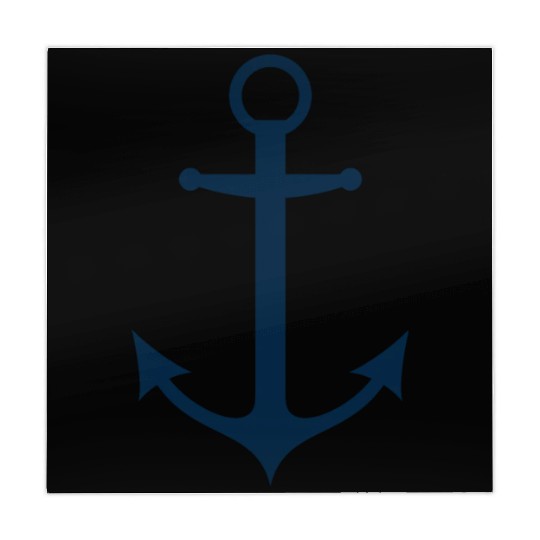 Navy Blue Sailing Boat Anchor Mahjong Mats