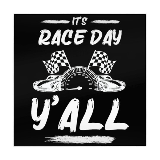 Race Day Car Raceday Trackday Fun Motosports Fan Mahjong Mats