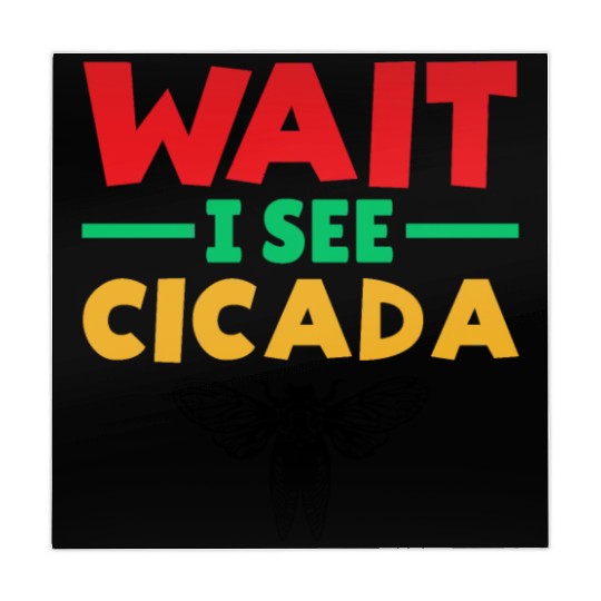 Wait I See Cicada, Colorful Cicada Spring Summer Mahjong Mats