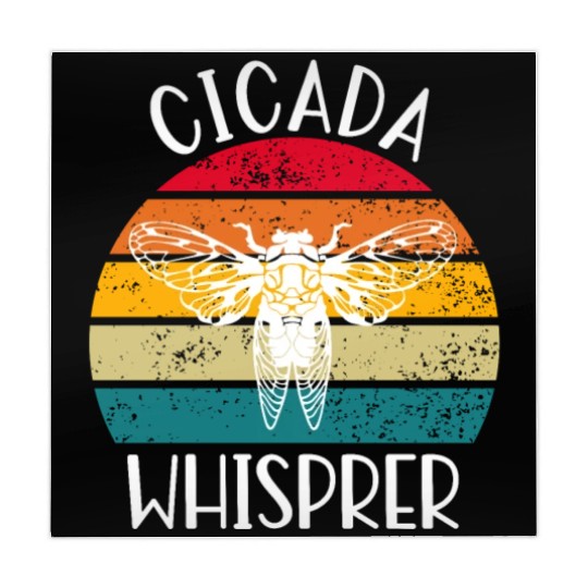 Cicada Whisprer, Retro Sunset Summertime 80's 90's Mahjong Mats