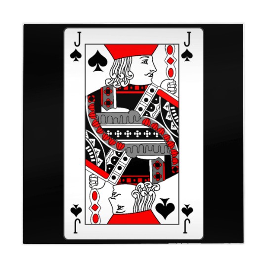 Jack Playing card of spades Mahjong Mats