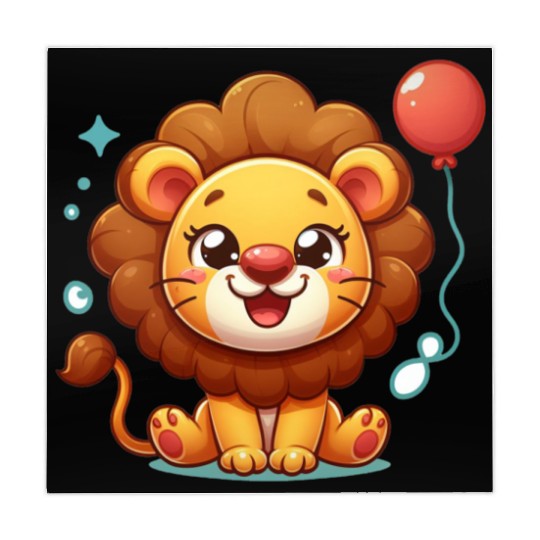 Happy baby lion Mahjong Mats