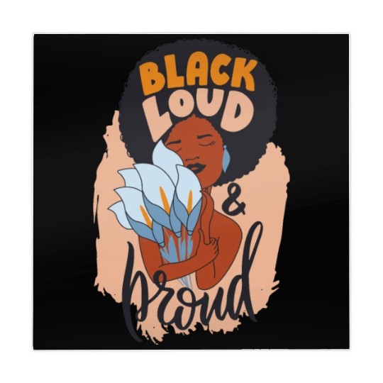 The african women hugging bouquet flowers Mahjong Mats