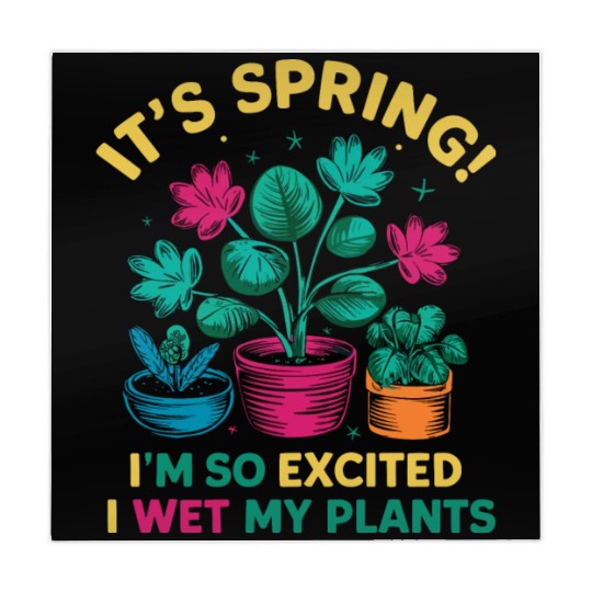It's Spring I'm So Excited I Wet My Plants Mahjong Mats