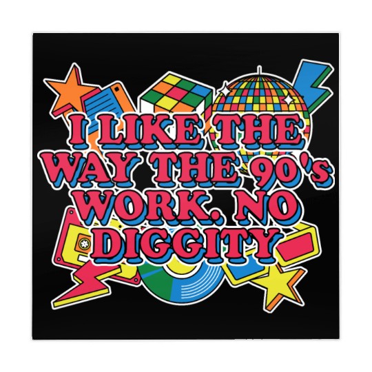 Like the 90s Work Retro 1990 Vintage Music Songs P Mahjong Mats