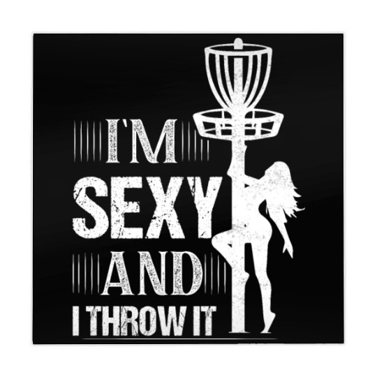 I'm Sexy And I Throw It Frisbee Disc Golf Mahjong Mats