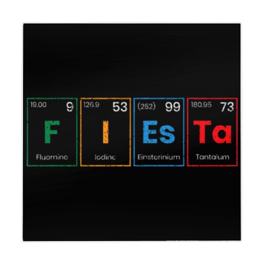 Fiesta Science Teacher Student Periodic Table Mahjong Mats