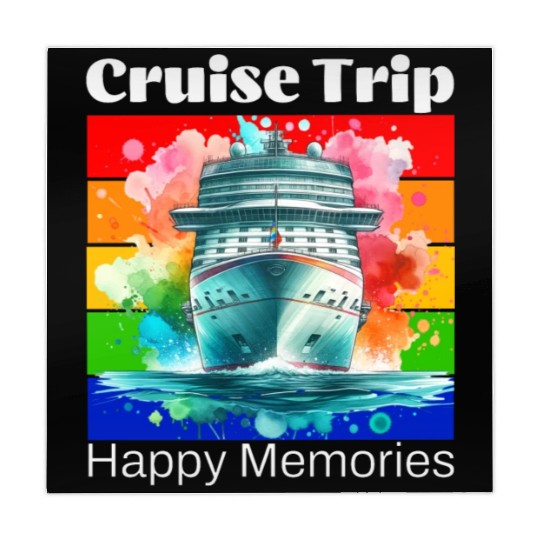 cruise trip happy memories Mahjong Mats