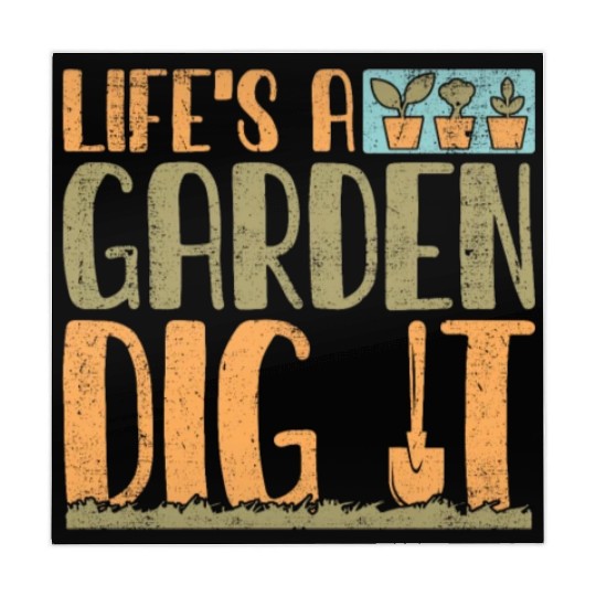 Gardener Life's A Garden Dig It Gardening Planting Mahjong Mats