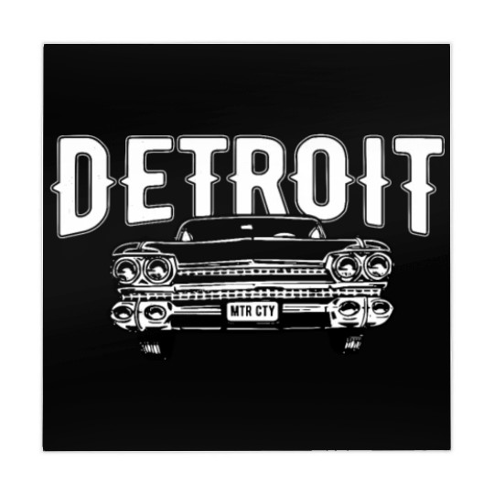 Detroit Michigan American Muscle Car Enthusiast Mahjong Mats