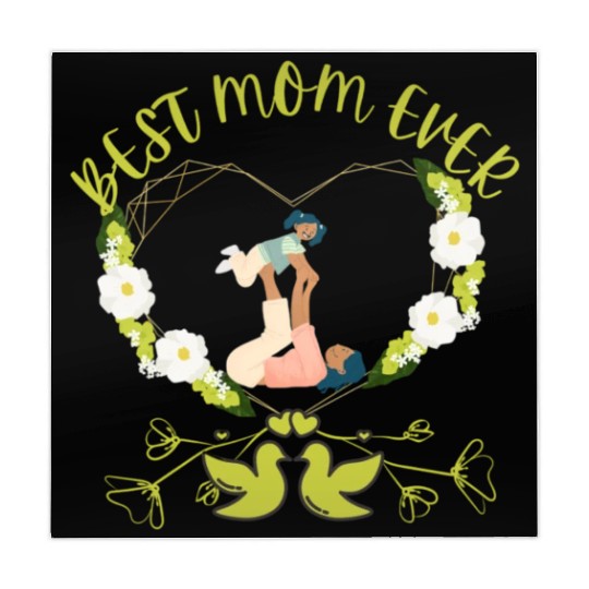 BEST MOM EVER MOTHER AND DAUGHTER DESIGN Mahjong Mats