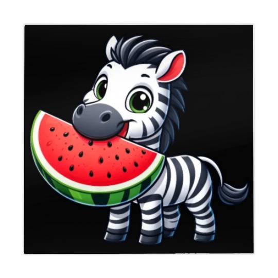 Zebra melon watermelon fruit fruity Mahjong Mats