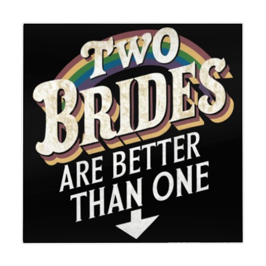 Two Brides Are Better Than One Lesbian Wedding Mahjong Mats