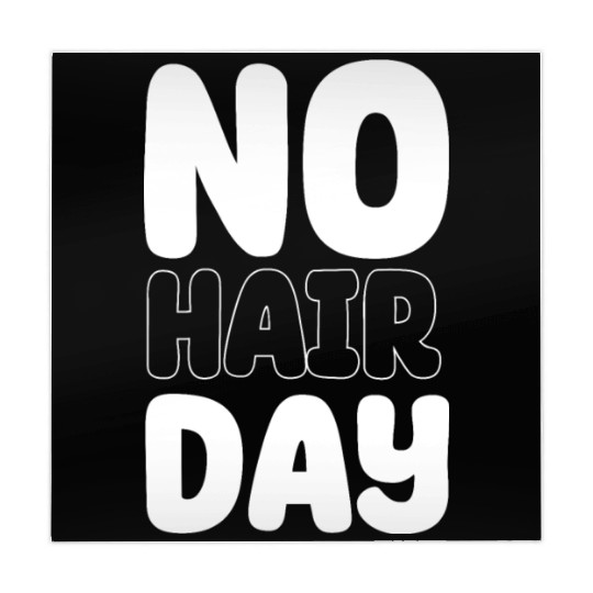 No Hair Day Funny Bald Bearded Hairstylist Mahjong Mats