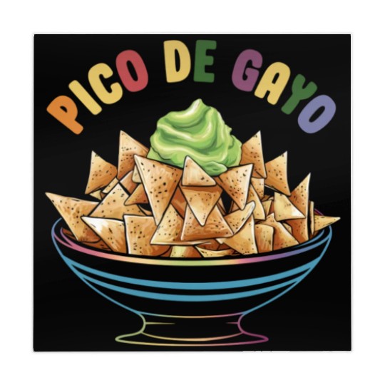 LGBT Pico De Gayo Funny Gay Pride Rainbow Mahjong Mats