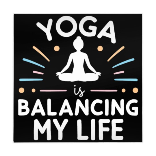 Yoga Is Balancing My Life Mahjong Mats