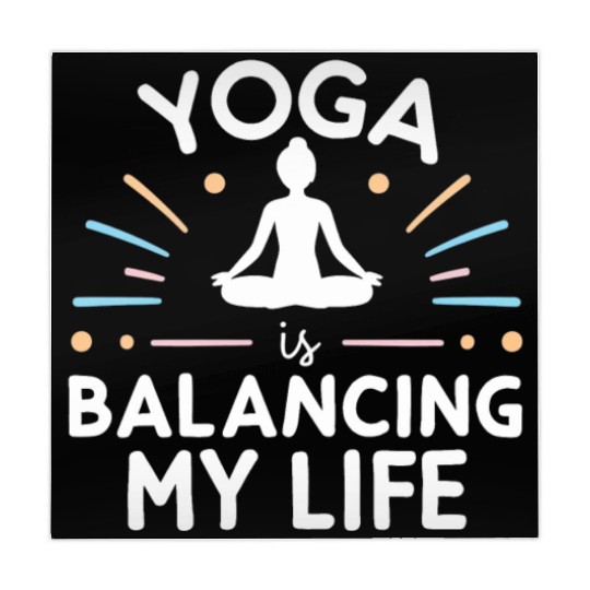 Yoga Is Balancing My Life Mahjong Mats