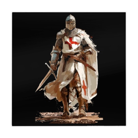German crusader - Knight templar - Child of God Mahjong Mats