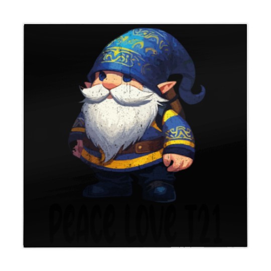 t21 gnomes Peace Love Mahjong Mats