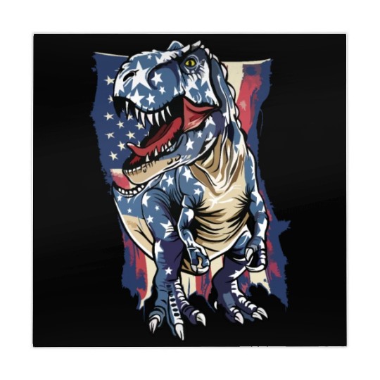 Patriot US USA Dino Trex Veterans Day 4th of July Mahjong Mats