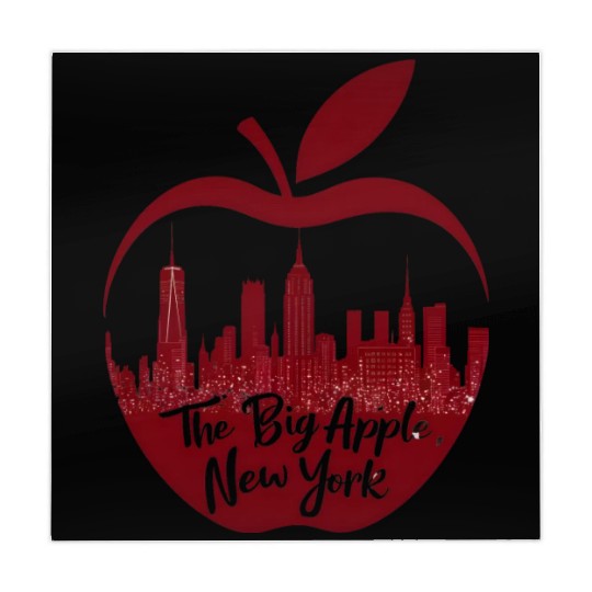 NYC Skyline Apple: Creative Mahjong Mats
