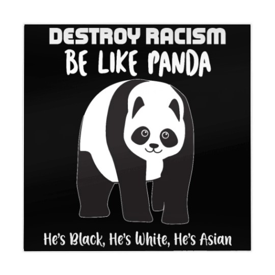 Embrace Laughter With Our Destroy Racism Panda Art Mahjong Mats