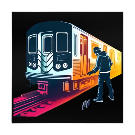 AI Teen at Subway Layup Masked Mahjong Mats