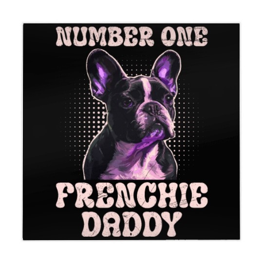 French Bulldog Number One Frenchie Daddy Mahjong Mats