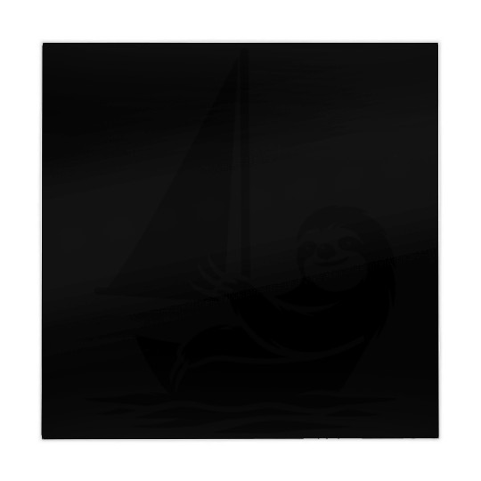 Minimalist sailing dinghy sloth summer Mahjong Mats