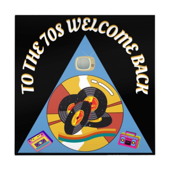 1970s Era Blue Retro Vintage Records Cassette Mahjong Mats