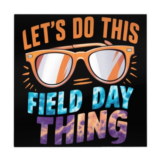 Let's Do This Field Day Thing Sunglasses Teacher Mahjong Mats