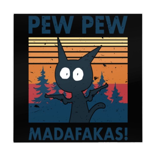 Funny | Hilarious Gift Idea | Pew Pew Madafakas Mahjong Mats