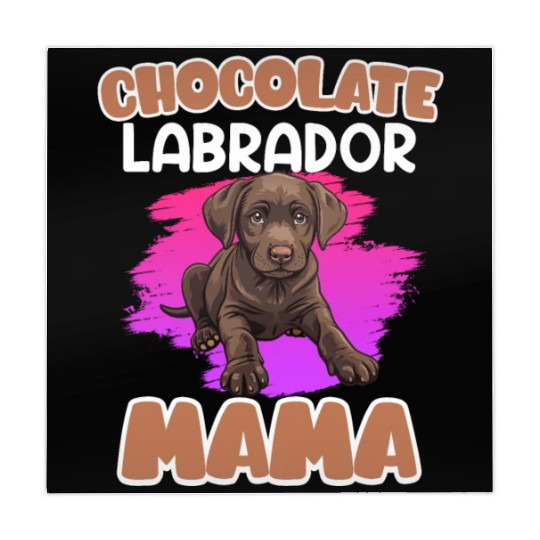 Labrador Retriever CHOCOLATE LAB MOM Labrador Mahjong Mats
