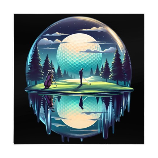 Night Golfer Escape Golfing Twilight Fairway Mahjong Mats