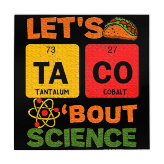Lets Tacos Bout Science Cinco de Mayo Scientist Mahjong Mats